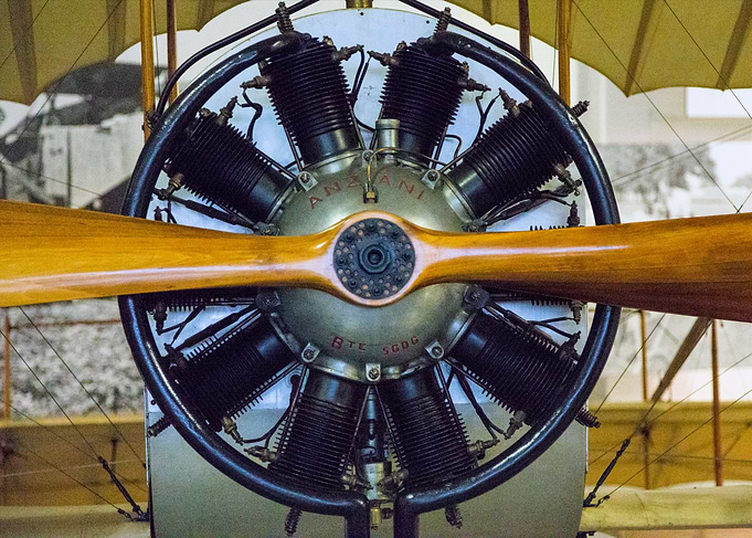 Anzani 10 Cylinder Engine