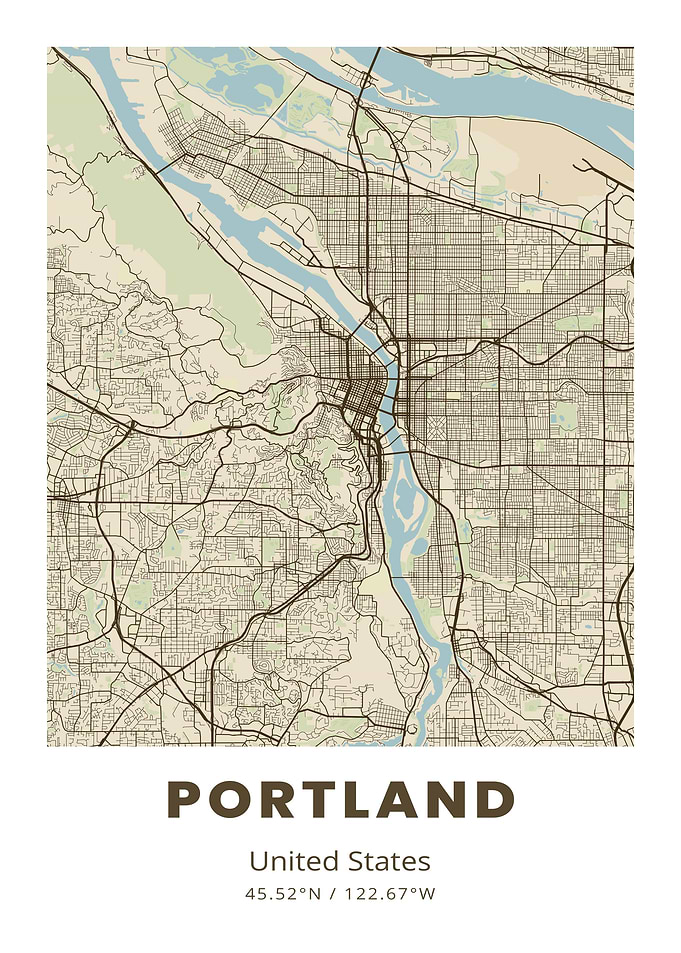 Portland City Map