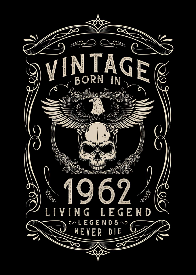 Vintage 1962 Living Legend