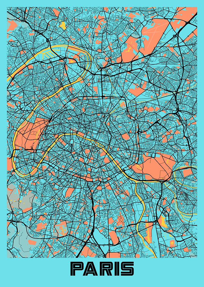 Paris Gloria City Map
