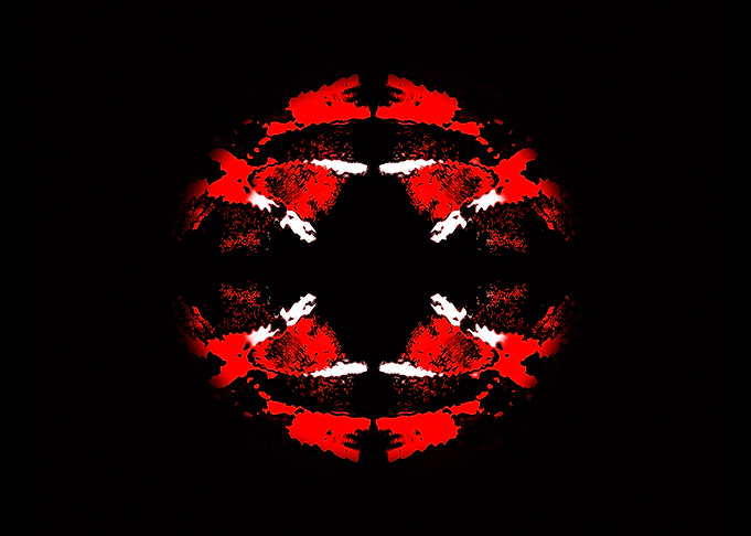Dark Red Ice Sphere