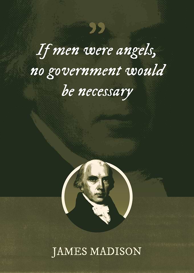 If men were angels no