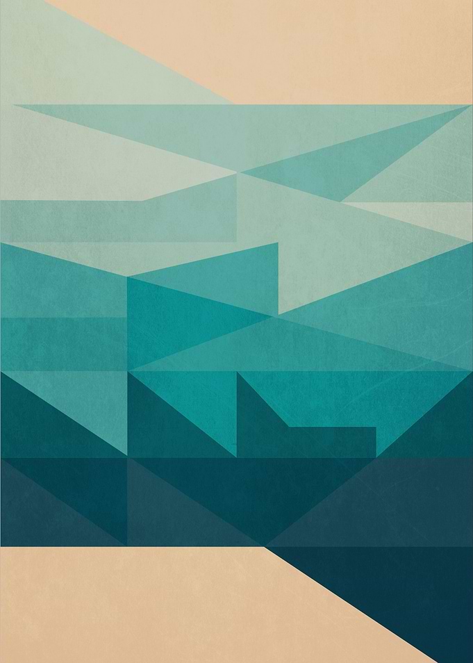 Peach and green tone
