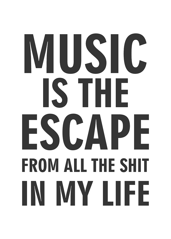 Music Text Art