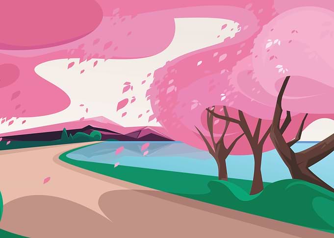 Spring landscape