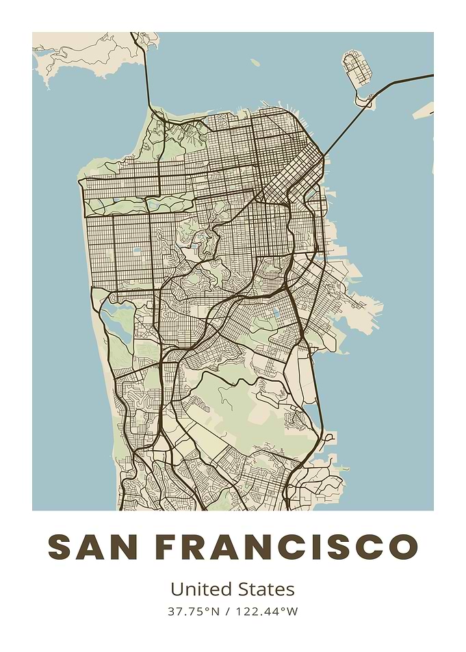 San Francisco City Map
