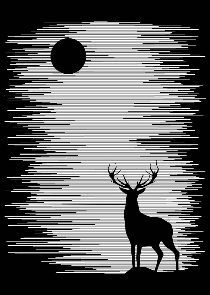A Deer Downpour