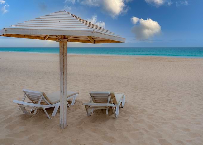 Desert beach