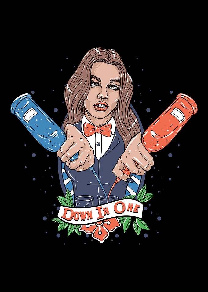 Female Bartender Tapster