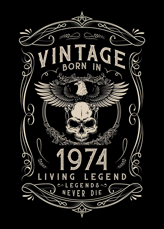 Vintage 1974 Living Legend