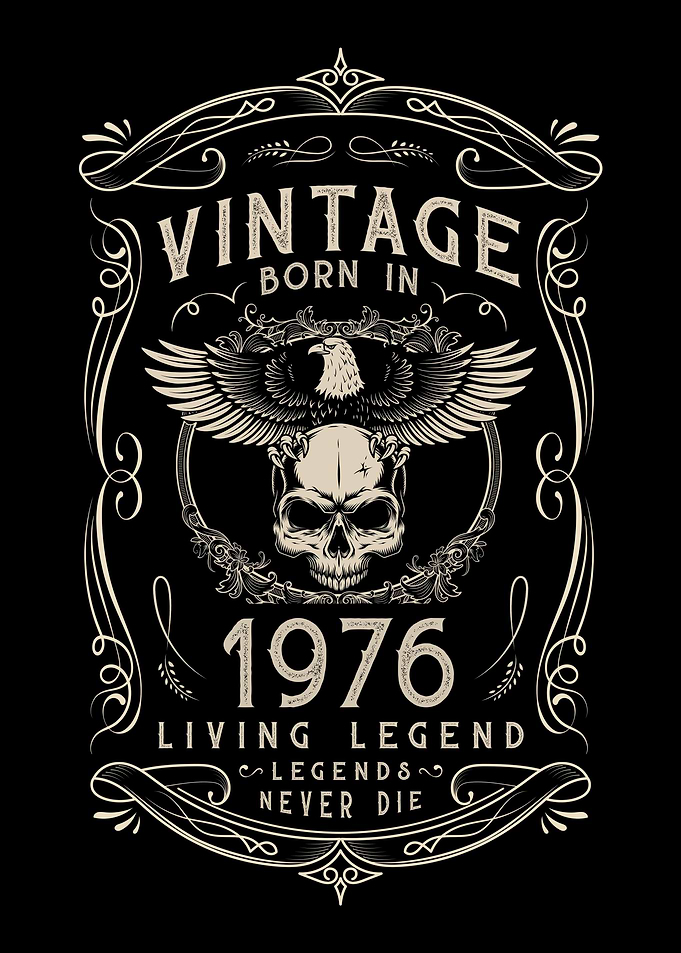 Vintage 1976 Living Legend