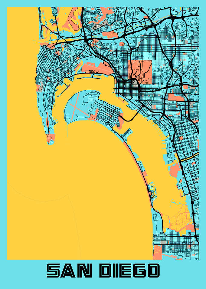 San Diego Gloria City Map