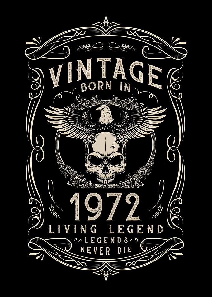 Vintage 1972 Living Legend