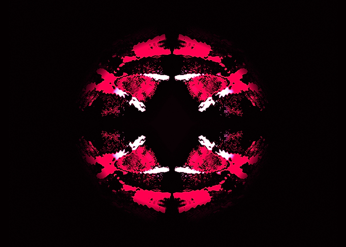 Dark Ruby Ice Sphere