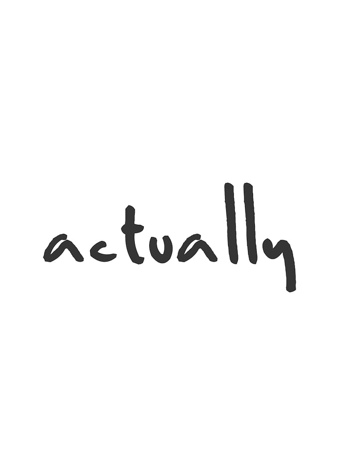 Actually Text Art