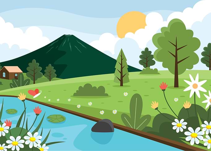 Spring landscape