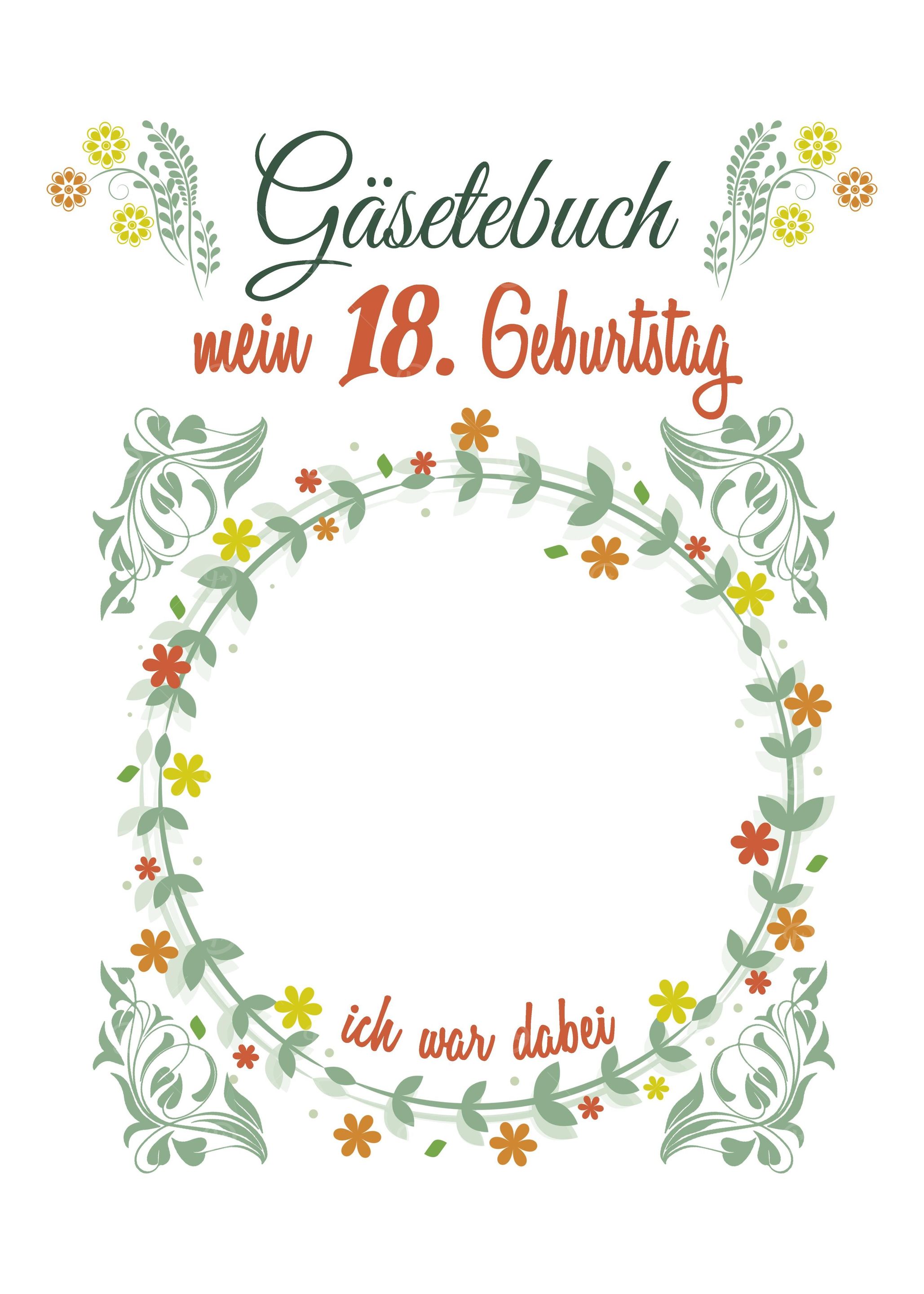 18 Geburtstag Gaesteliste