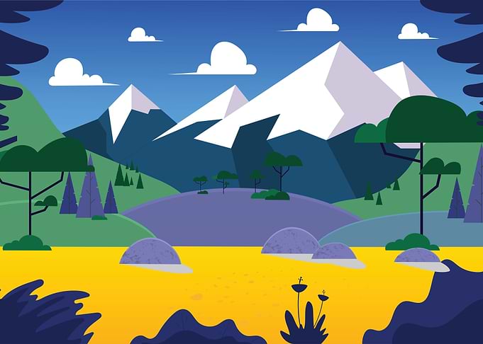 Spring landscape