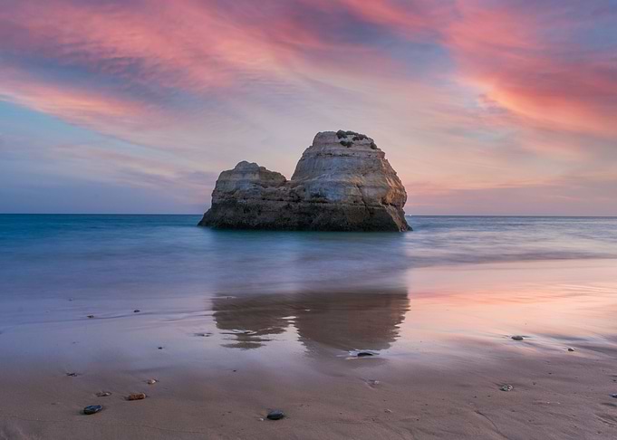 Rock on the beach
