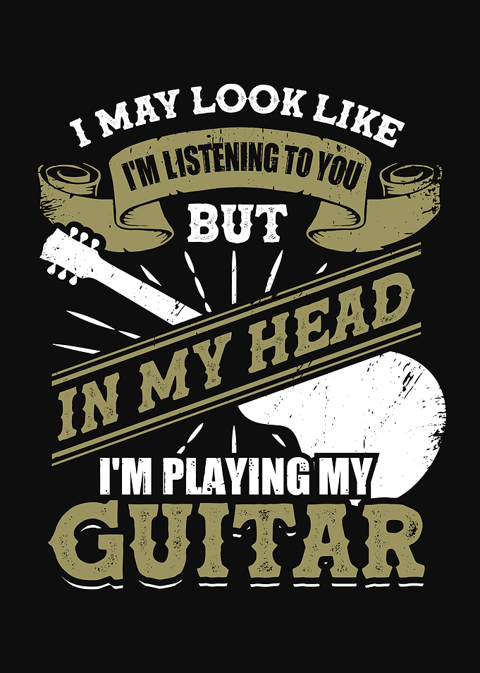 Funny Guitarist Design