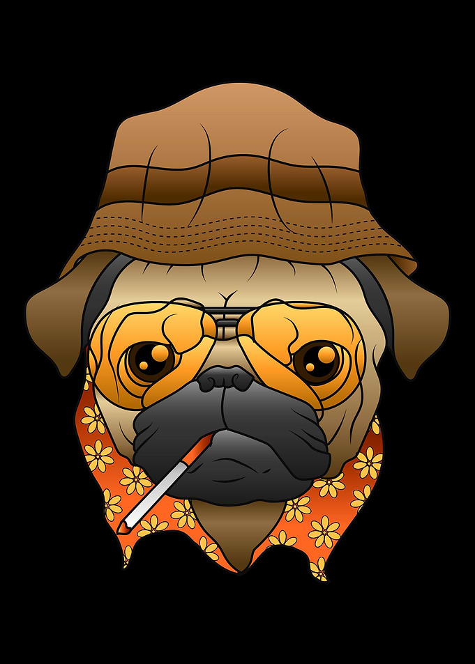 Dog Cigarette Sunglasses