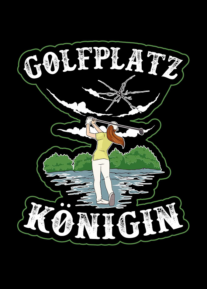 Golfplatz Knigin Golferin