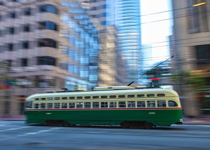 Green Cable Car
