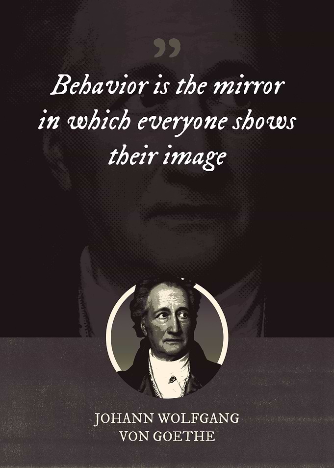 Behavior is the mirror in