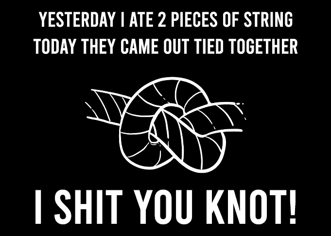 Shit You Knot Pun Lover Gi