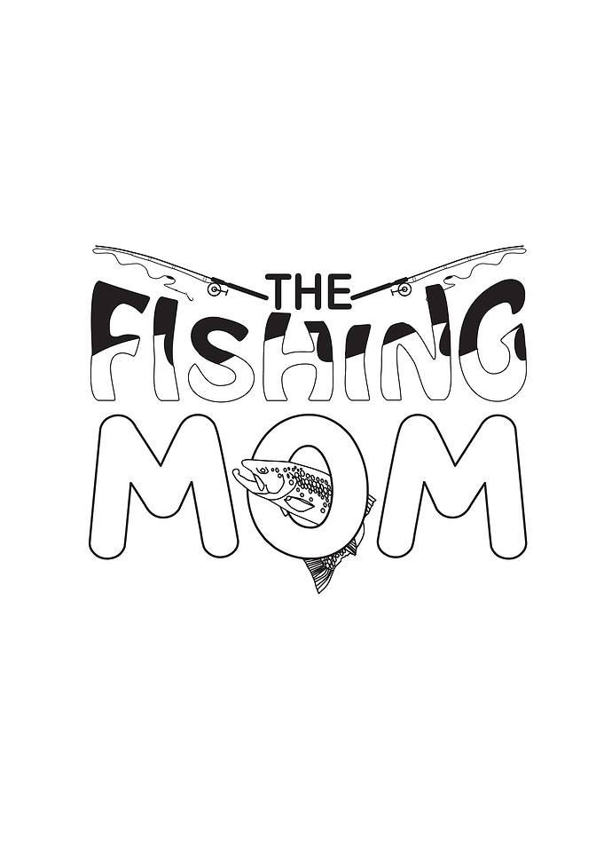 Mom Fishing