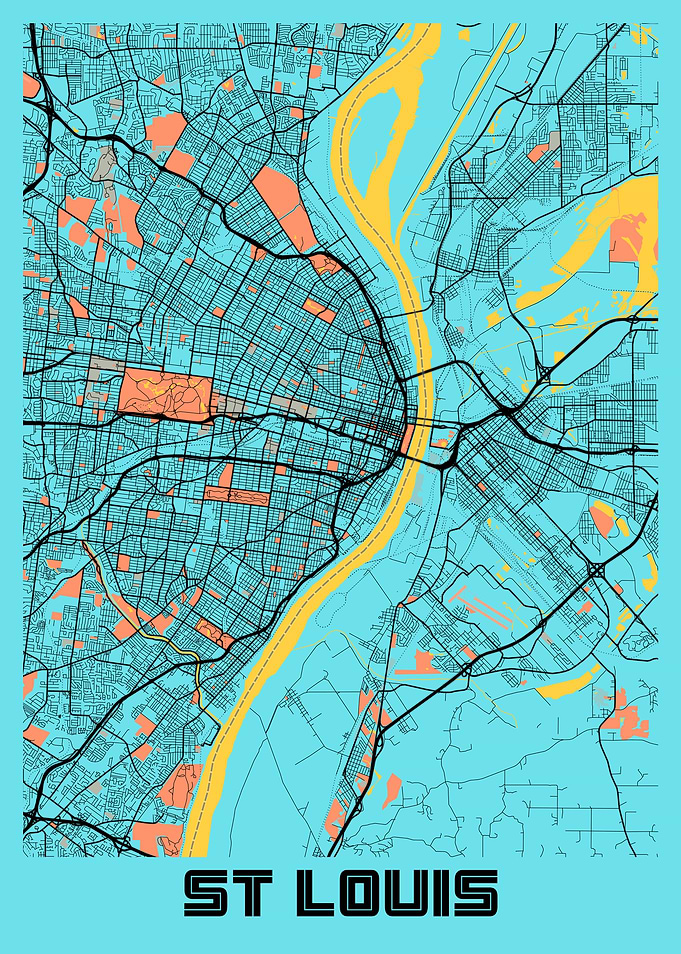 St Louis Gloria City Map