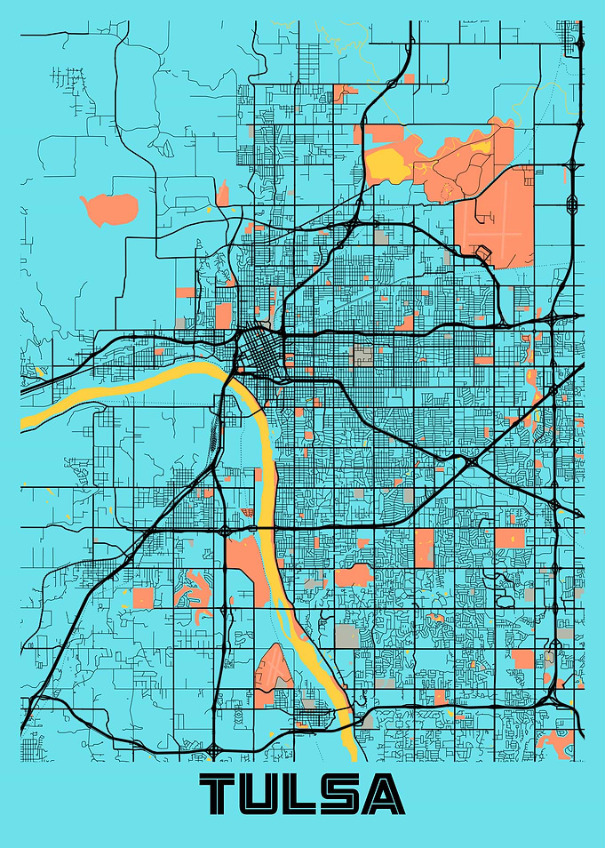 Tulsa Gloria City Map