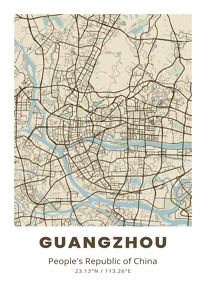 Guangzhou City Map