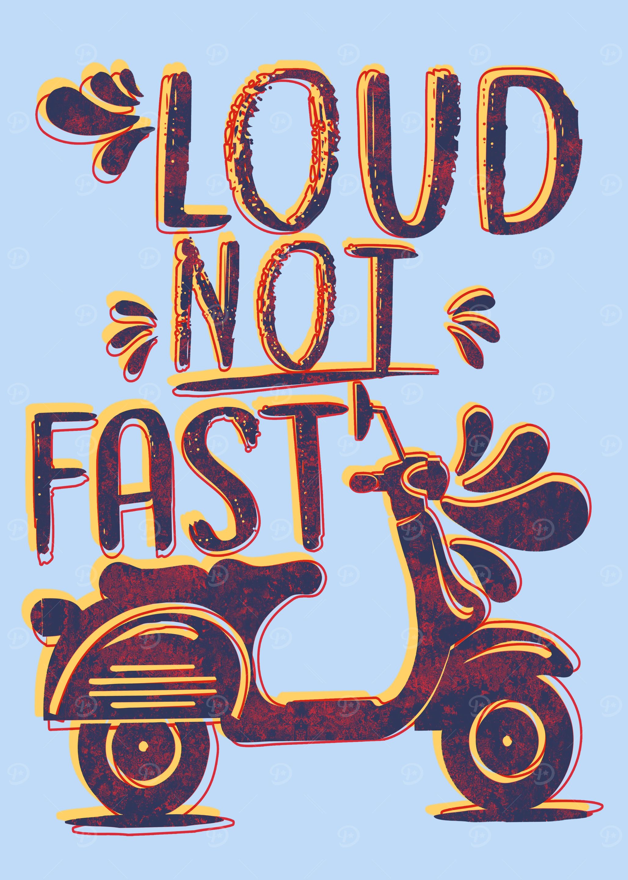Motorcycle illustratration