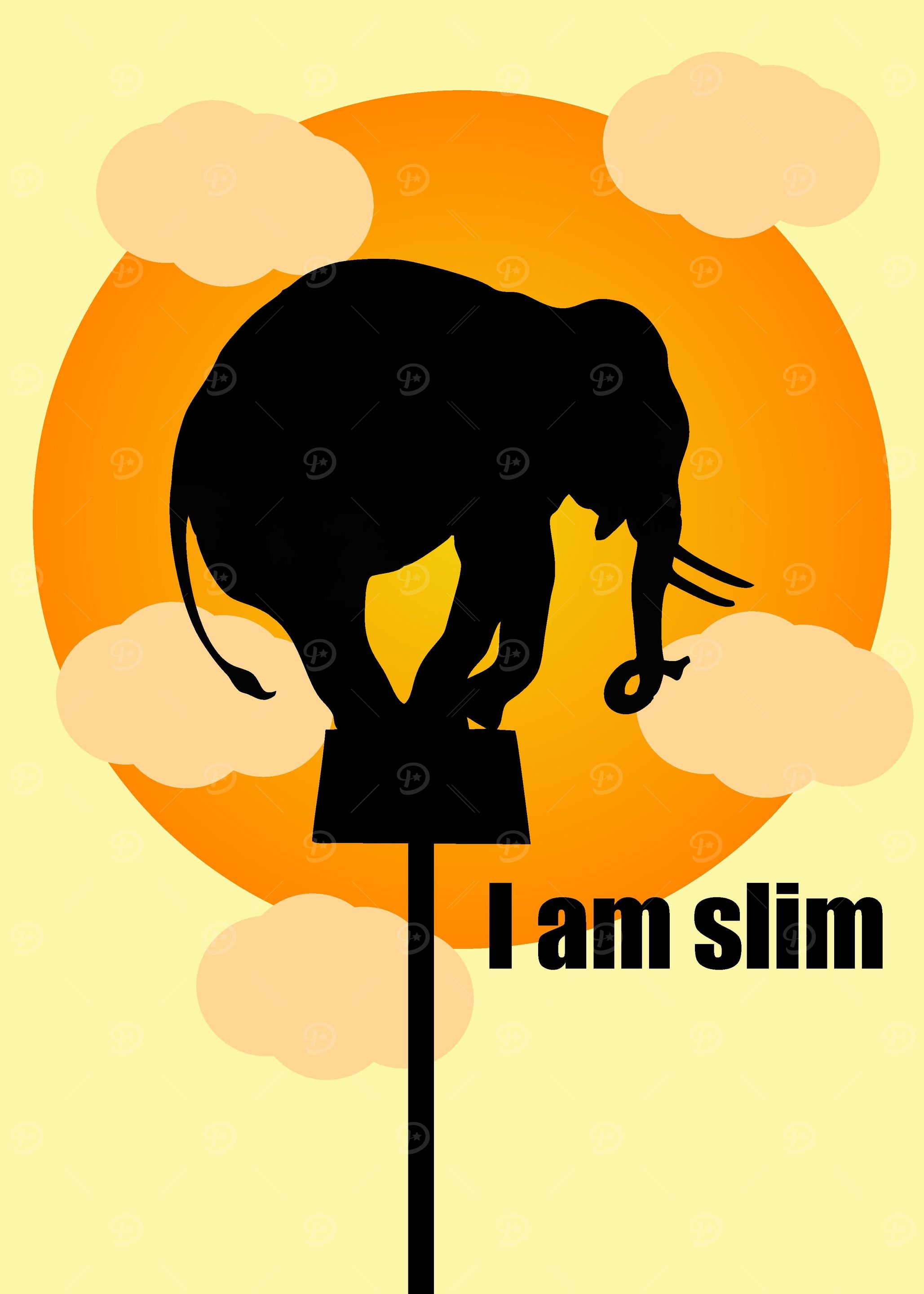 Elephant Circus Silhouette