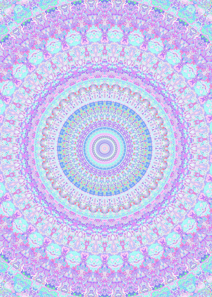 Psychedelic Groovy Mandala