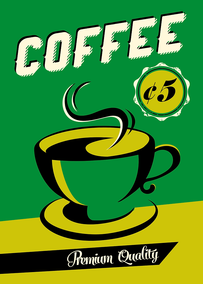 Coffee 5 cents sign
