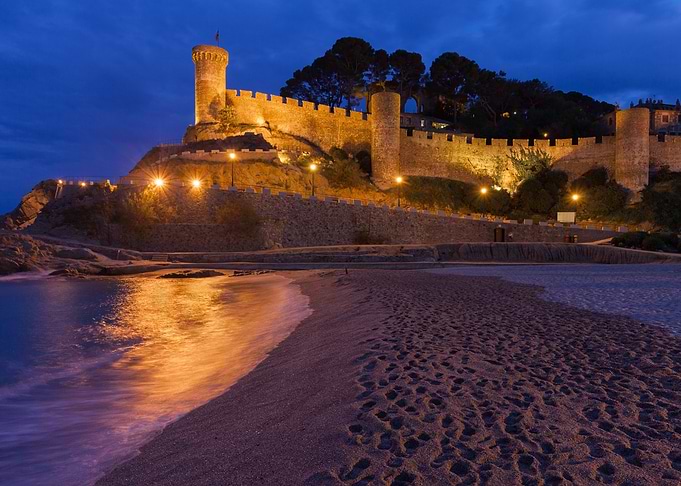 Castle Beach And The Sea