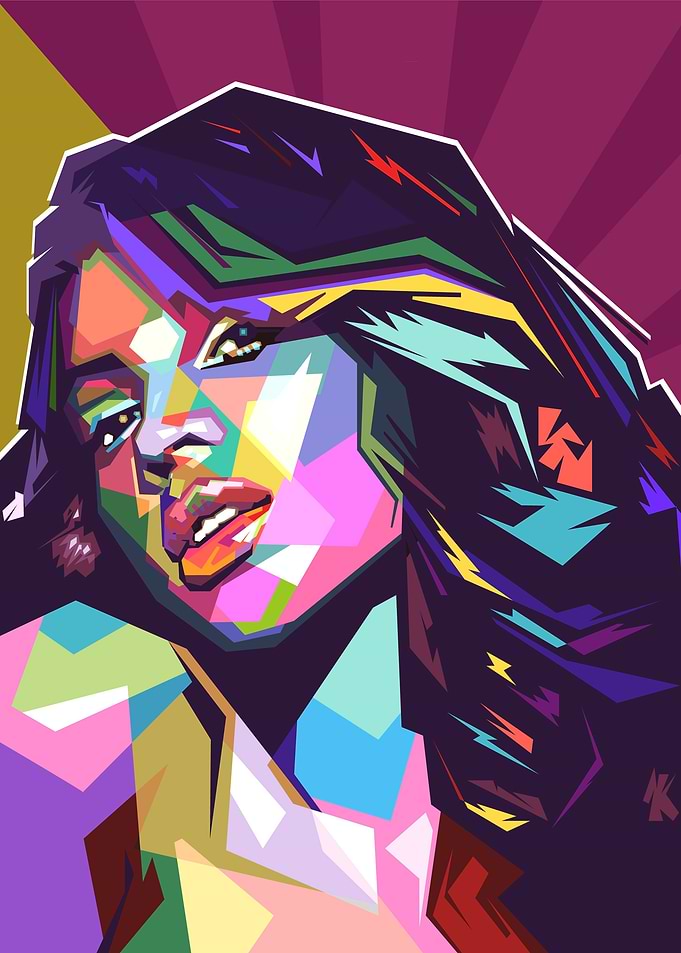 Beyonce wpap pop art