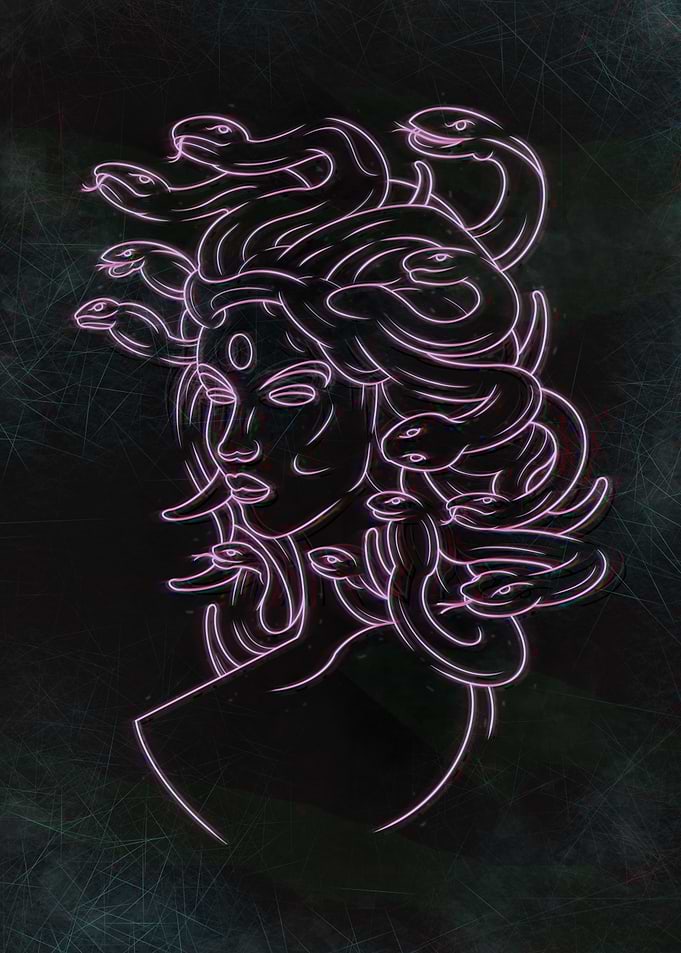 Neon Medusa