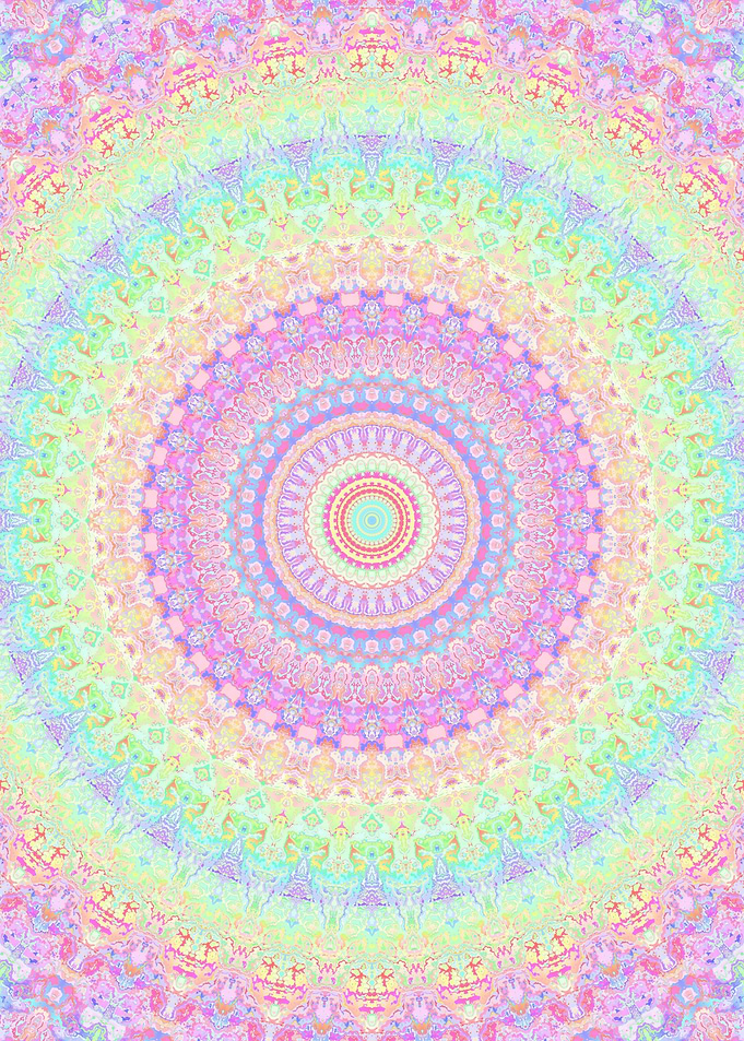 Boho Pastel Mandala