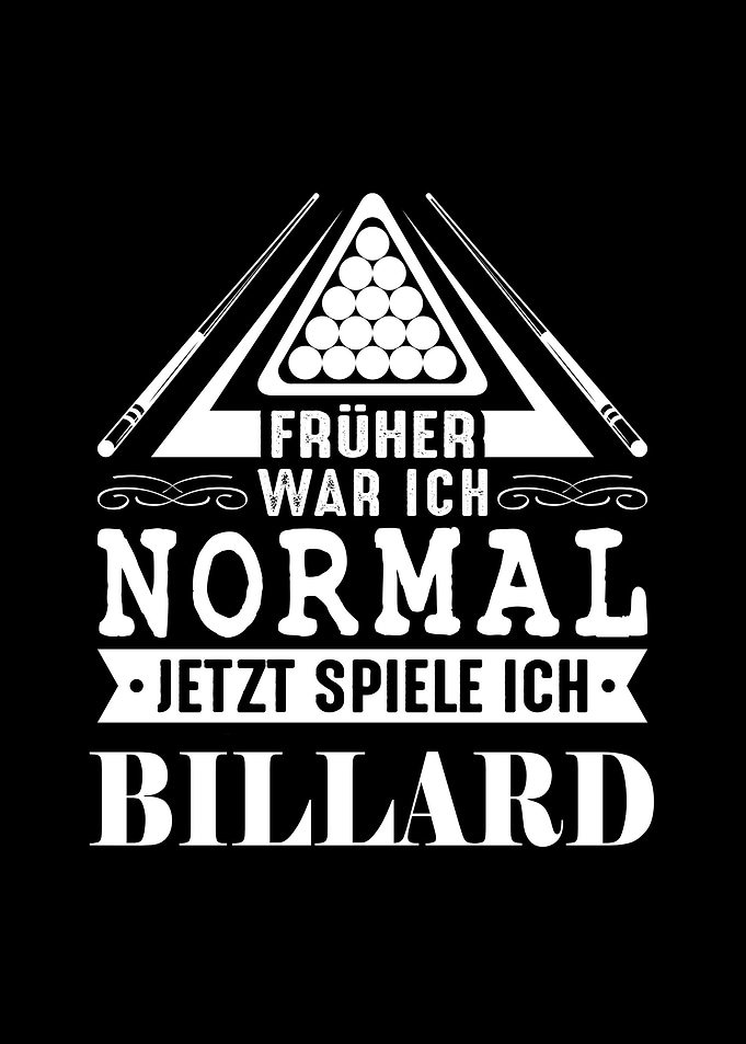 Billard Spruch