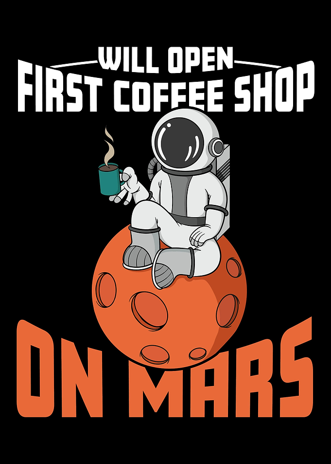 Coffee Lover Mars Fan