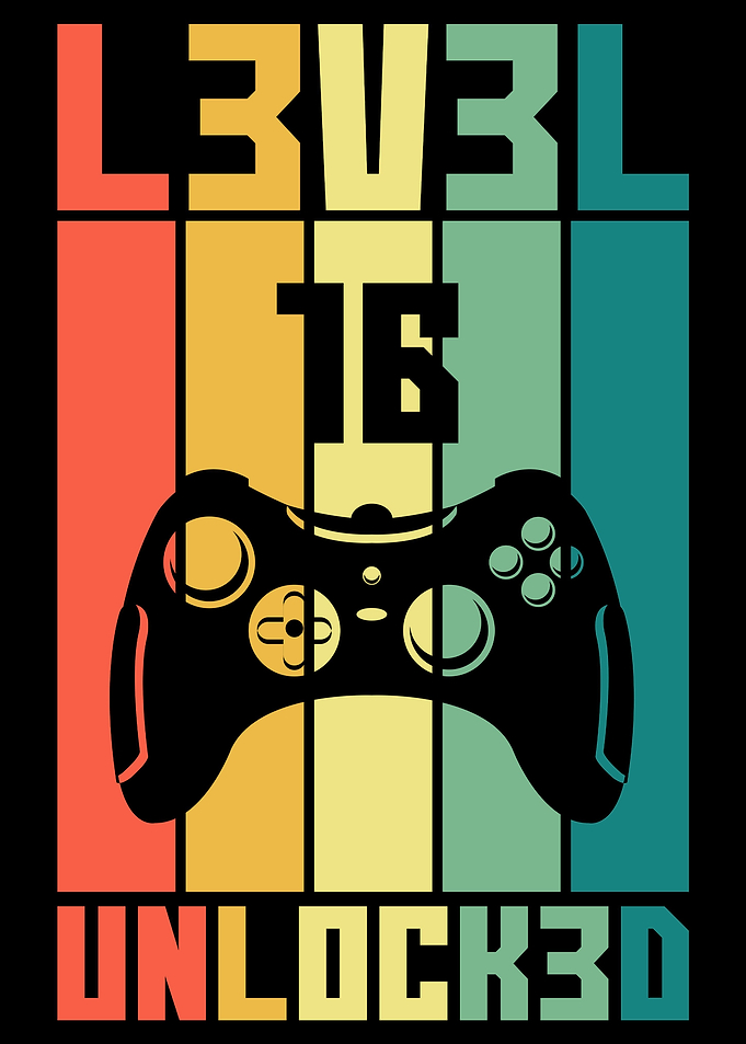 Level 16 Unlocked Gamer