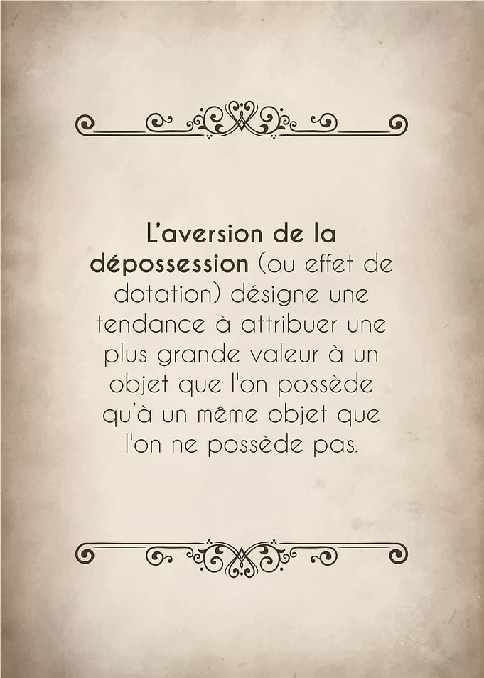 Aversion de depossession