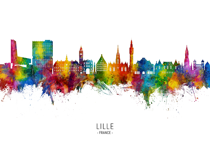 Lille Skyline France