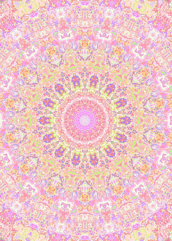 Trippy Vivid Mandala