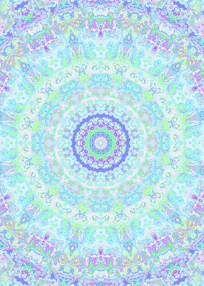 Groovy Colorful Mandala