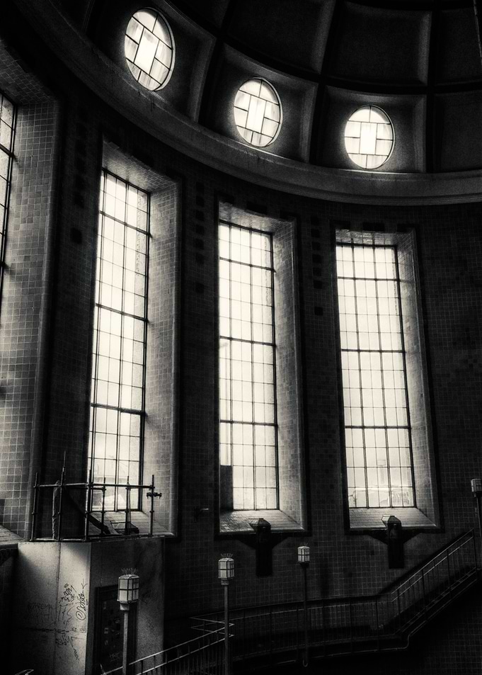Hamburg Elbtunnel Eingang