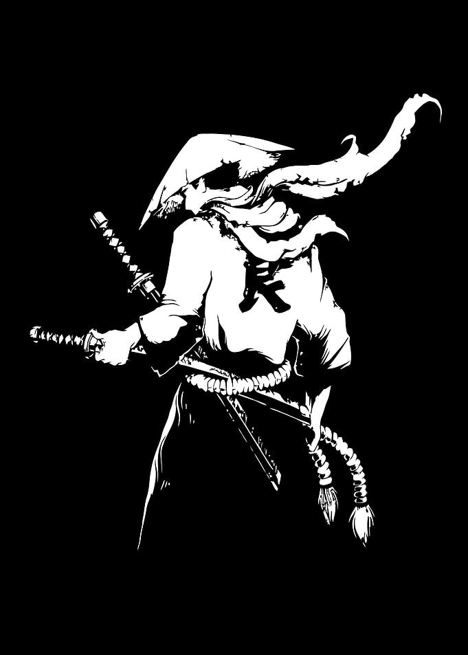 Japanese Sword Man